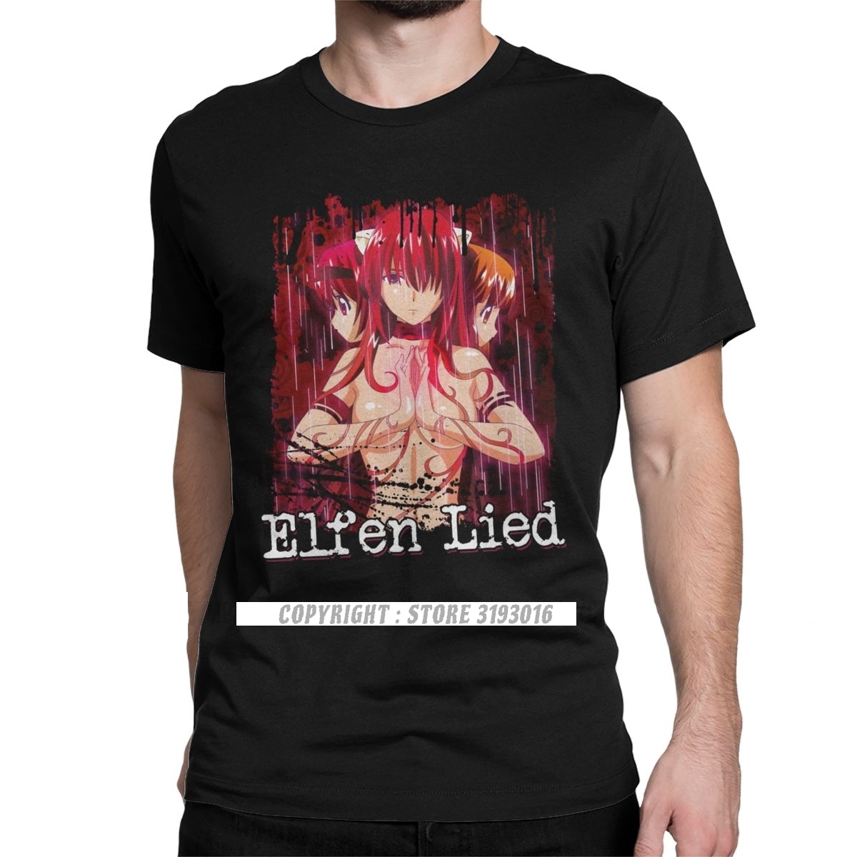 リリウムエルフェンリート 3D Tシャツヒップホップヒップスター T