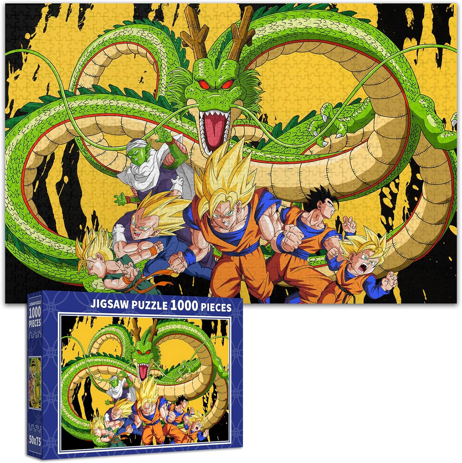 ドラゴンボール モザイクパズル 1000ピース 神龍 希少】ドラゴンボール