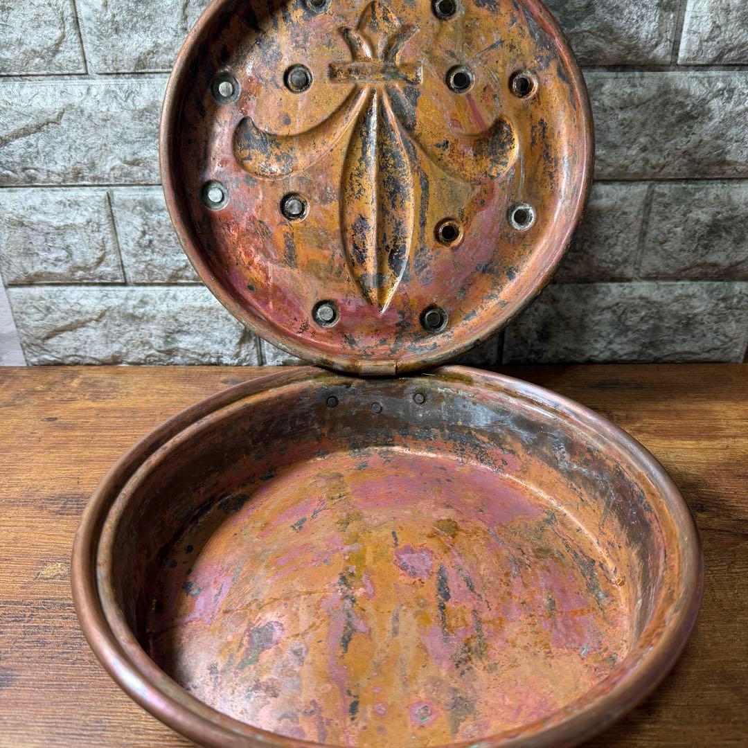 フランス アンティーク ヴィンテージ ブロンズ製 ベッドウォーマー