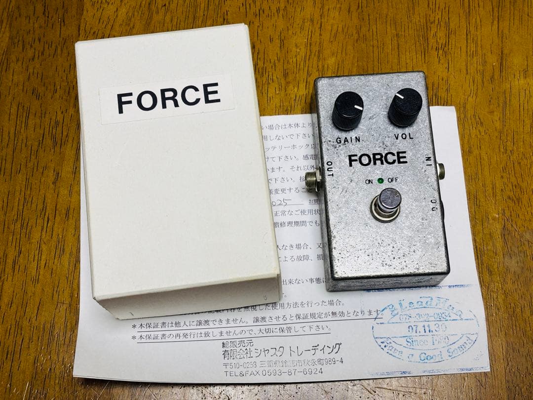 JT PRODUCTS FORCE 国産 ブースター エフェクター 名機 J.T. Products FORCE 2 / Booster & Overdrive <ジェイティー