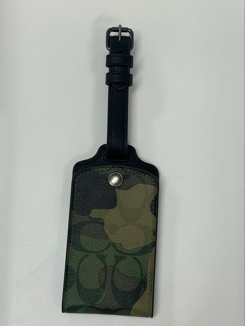 コーチ COACH ネームタグ シグネチャー ラゲッジタグ グリーンマルチ コーチ COACH ネームタグ シグネチャー ラゲッジタグ グリーンマルチ
